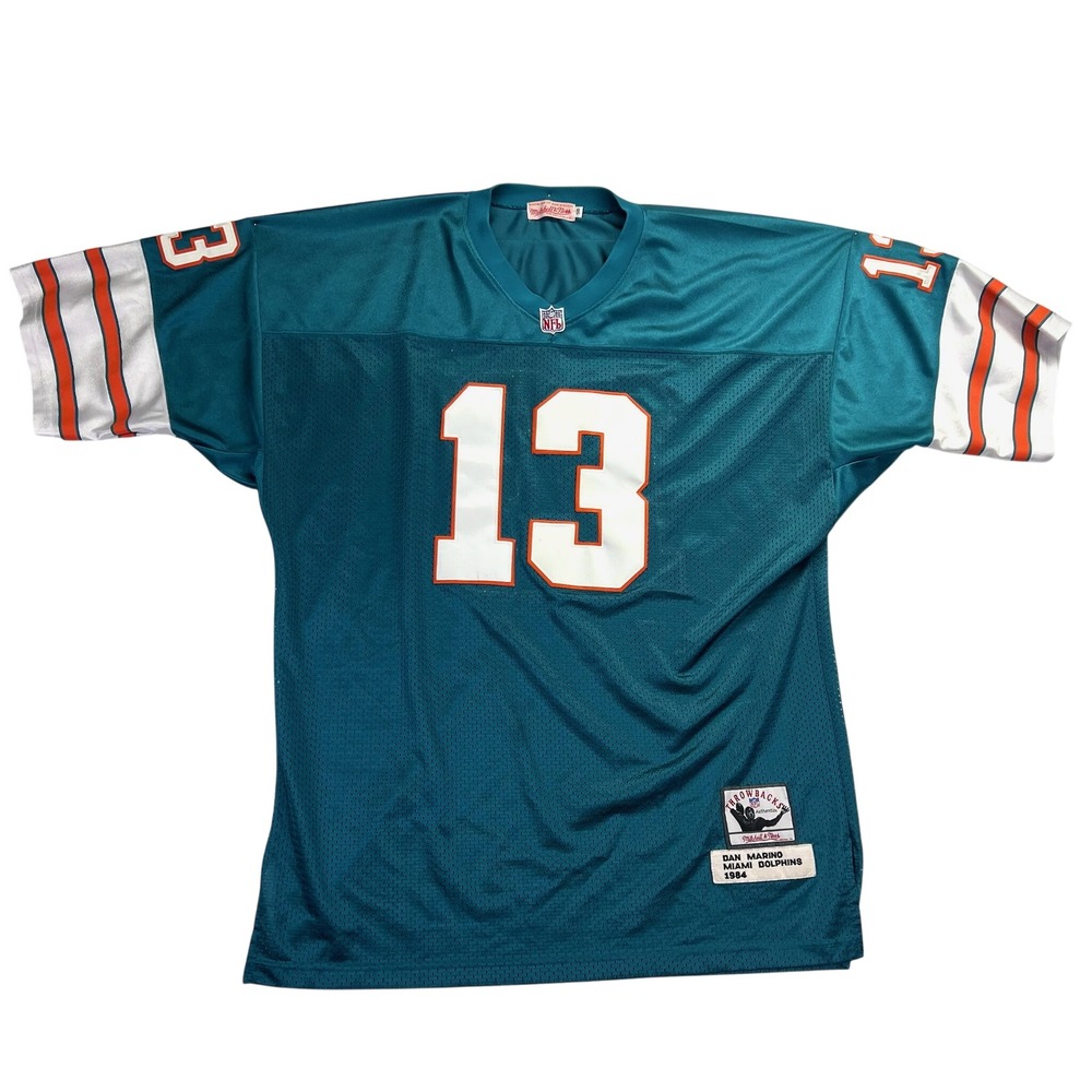 Mitchell & Ness Dan Marino Miami Dolphins 1984 Throwback Jersey Aqua Mens 56 3XL